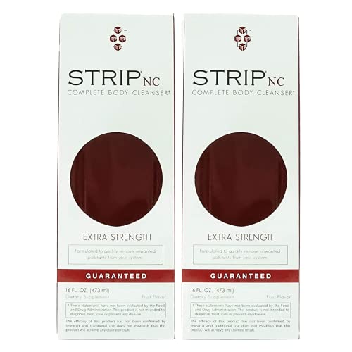 Wellgenix Strip NC Herbal Cleanse Detox Drink-Extra Strength Body Cleanser Liquid - Fast Acting &