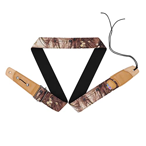 rayzm sangle de guitare avec trou pour câble et poche pour médiators, sangle en nylon pour guitare acoustique/guitare… - Les Beatles, Paul McCartney, John Lennon, RIngo Starr, George Harrison rayzm sangle de guitare avec trou pour câble et poche pour médiators, sangle en nylon pour guitare acoustique/guitare… – Image 5