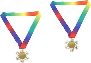 INOOMP 2pcs The Medal Medals for Kids Kid Gifts Kids Medals Kids Golden Medals First Place Medal 1st Place Medals Kids Awards Party Metal Medals Game Medals Universal Props Listing Child