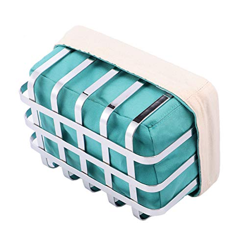 Cabilock Cesta de pão, arame de metal, cesta de cozinha para servir alimentos, cesto de bagagem, ces