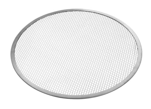 HENDI Grille ronde pour pizza, maille pour cuisson homogène, ⌀380mm, aluminium
