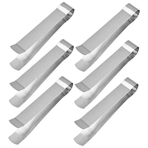 ERINGOGO 6pcs Candle Wick Trimmer Set Metal Candle Extinguishers Portable Tweezers for Candlemaking