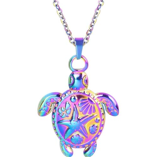 Jude Jewelers Stainless Steel Cute Turtle Style Ocean Beach Summer Holiday Pendant Necklace