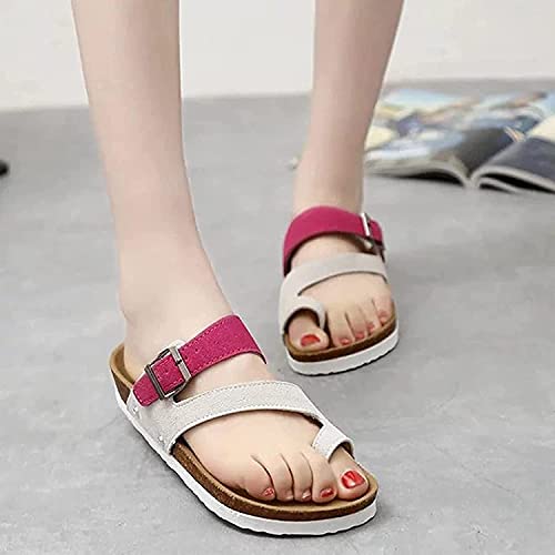 livre LIUDAN Femmes Sandales Plates Casual Toe Flip Flop Voyage Sandales extérieures Été Dames Couleur Sandal Sandales Clip Toe Plateau Plage Chaussures Femmes Open Open Toe Sandles antidérapante
