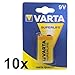 Produktbild 10x VARTA 9V SUPERLIFE Zink-Kohle Batterie 6F22 / E-BLOCK 2022