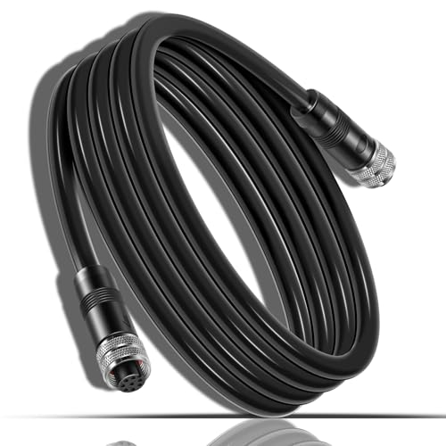 Bzumperyz 720073-2 10 Feet Ethernet Cable AS EC 10E Replace for Humminbird Black Fit for Helix APEX SOLIX and Onix Models