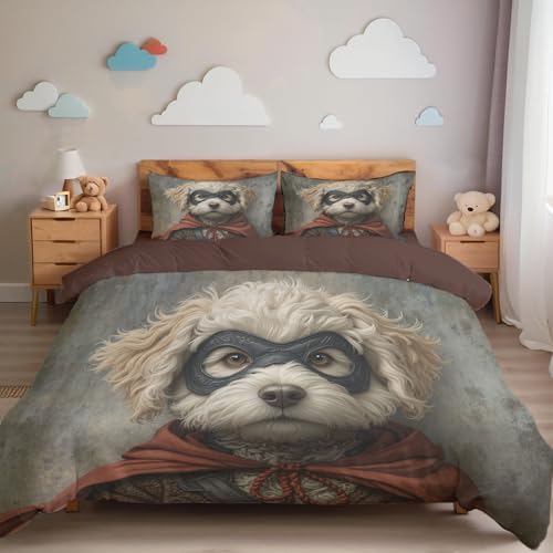 Housse de couette 240x260cm avec fermeture éclair microfibre - 2