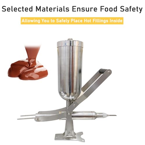 Stainless Steel Donut Filler Injector for Jelly Cream - Perfect for Doughnuts Churros Pastries - Essential Kitchen Tool — view 5