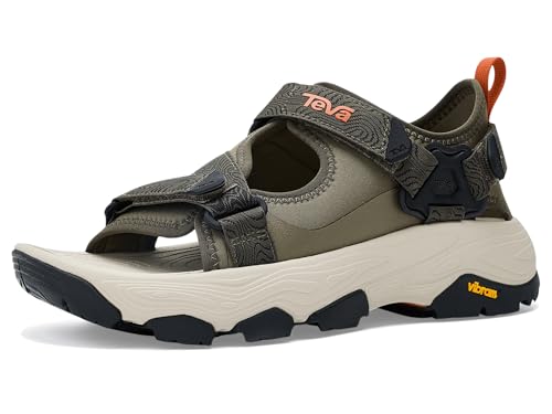 Teva Grandview Max - Sandalias deportivas para hombre, Oliva, 10.5