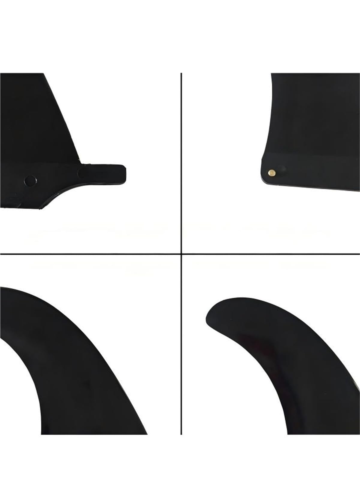 6,5/7/7,5/7,75/9/10 Zoll Surf Fin SUP Single Center Nylon Lange Board Paddle mit Schraube Surfen Zubehör Einfach auszutauschen