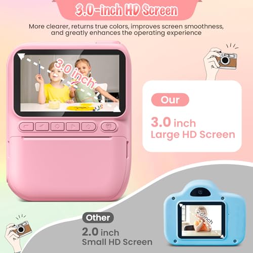 Gofunly H2001 Instant Print Camera For Kids, 3.0 Inch Hd 32Mp Kids Camera 1080P Digital Camera thumb #1