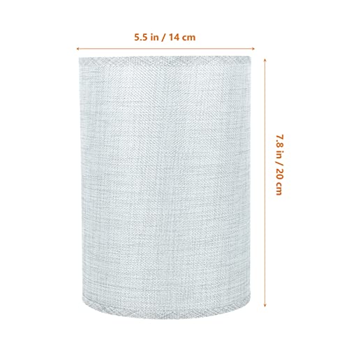 Image of DOITOOL Linen Lampshade Tote Bag for Women Pendant Lamp Covers Bedroom Light Shade Fabric Lamp Shade Wall Lamp Shade Germination Flask Ceiling Hanging Lantern Miss Bedside Table