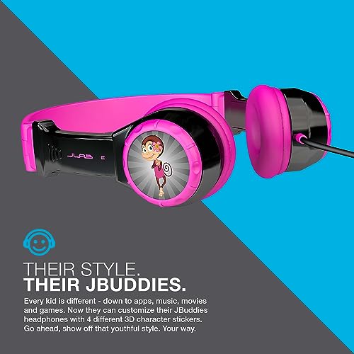 image for JLab JBuddies Folding Kids Headphones. Volume limiting design. Head ba
