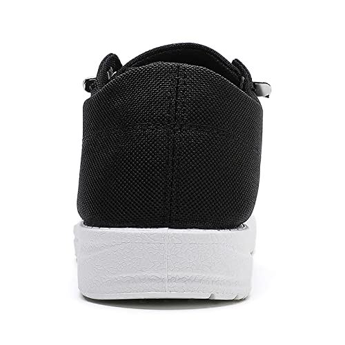 Image of Betrue Lightweight Boat Shoes for Women, Womens Casual Loafers, Womens Slip On Deck Shoes, Breathable Canvas Sneakers for Women