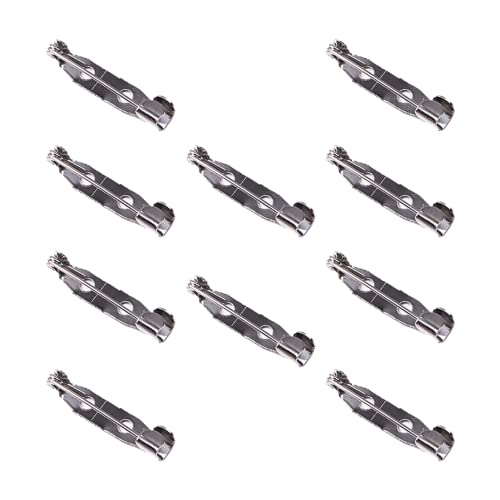 Fermoirs à Épingle, 10 Pièces Épingle de Badge, Epingles de Sécurité, Pin Epingle de Broche, pour DIY, Bijoux, Créations Artistiques