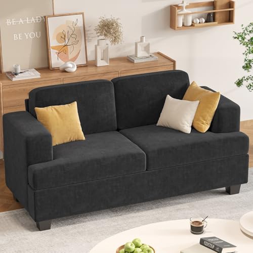 Apicizon 63" Cloud Sofa Loveseat Sofas, Comfy Loveseat Couch for