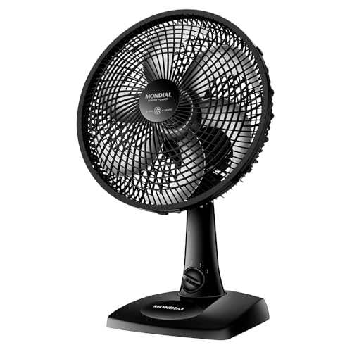 Ventilador de Mesa MONDIAL 110V, 30cm, 6 pás, Super Power - VSP-30-B