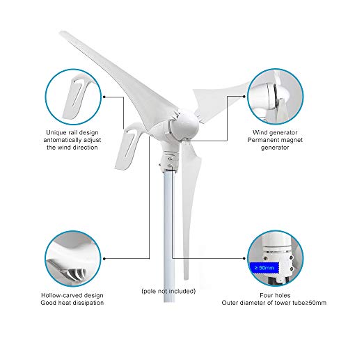 1000W Solar & Wind Power Kits Cabin Off Grid System for Charging 12V ...