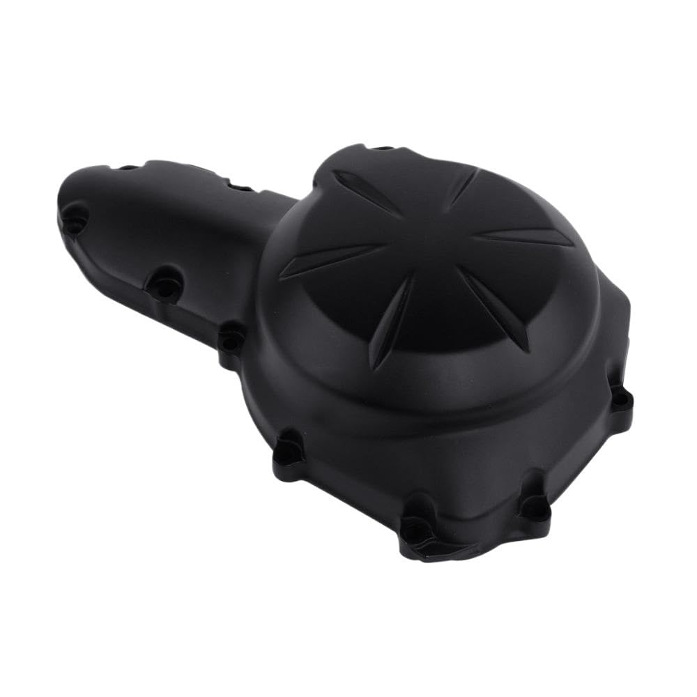 Cubierta del Motor de la Motocicleta Cubierta del cárter del estator del Motor para Motocicleta, para Kawasaki para Ninja 650R 2009-2011 2010, Aluminio Negro