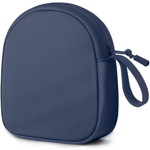Image of Inesore Soft Headphone Case Headset Carrying Storage Bag Pouch,Dark Blue | Compatible with JBL Tune & Live /Sony WH-CH520 510 720 / Sony MDR-ZX /Bose QuietComfort /JLab /BERIBES /TOZO /KVIDIO /SoundCore