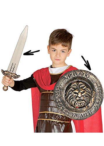 Struts Kids Gladiator Roman Soldier Prop Plastic Sword and Shield