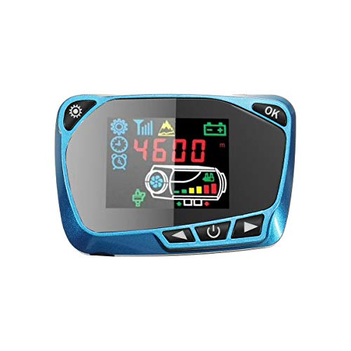 5KW 12V Detachable Diesel Air Heater All-in-One Fuel Air Parking Heater with Golden LCD Switch and English remote control for Truck Motor Boat Trailer