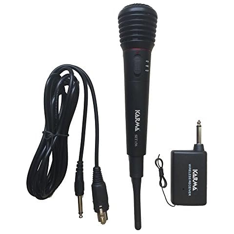 Karma Italiana Set 167 - Wireless microphone FM Handheld/Ice Cream Rechargeable Cover