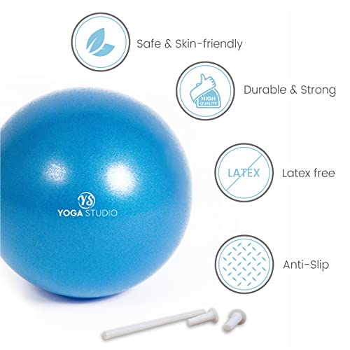 41Ye5+VBziL Yoga Studio Exercise Soft Ball – Pilate Ball with Non-Slip Grip, Yoga Ball for Strength, Endurance, Concentration - Image 4