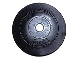 Discos de pesas individuales de 2 kg con orificio de 25 mm de diámetro (25,4 mm/26 mm/1 pulgada)