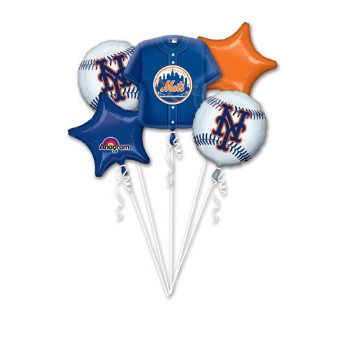 Anagram New York Mets Balloon Bouquet, Multicolored