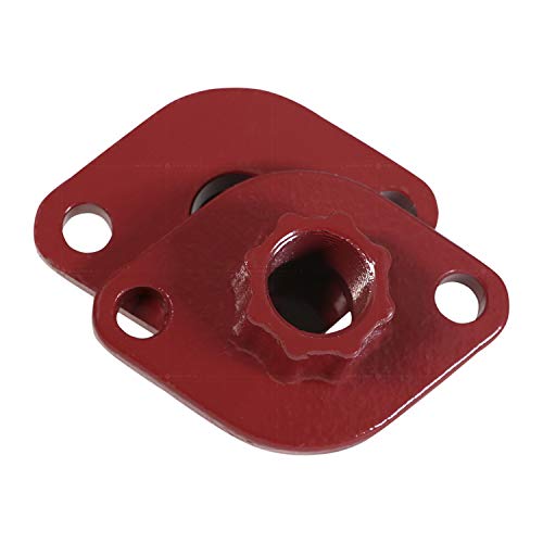 Image of Midline Valve S1428S-5 Red Circulator Flange with Nuts and Bolts for Grundfos Pumps High Grip Ductile Iron 1-1 /2 in. FIP (5 Pack)