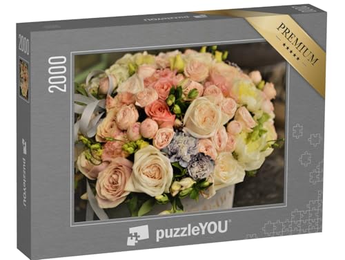 puzzleYOU : Puzzle de 2000 pièces « Un Bouquet de Fleurs délicates »