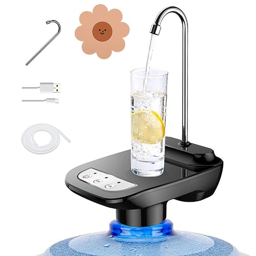 Opiniones de Dispensador de Agua Electrico los mejores 10. 43 Vilike dispensador de Agua automatico -Bomba dispensadora de Agua Potable -dispensador de Agua electrico-Universal de 3.8-18.9 galones,Bomba de Agua para el hogar, Cocina, Oficina,...