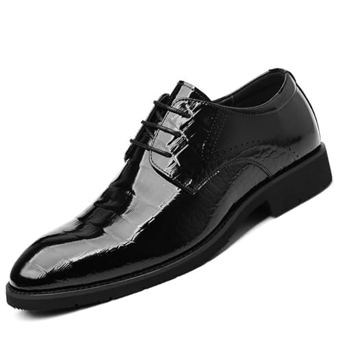 Men Dress Shoes Lightweight Formal Work Walking Non-Slip Softsole Leather Fashion Party Wedding Oxford Shoes