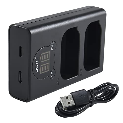 Batería DMW-BLK22 compatible con Panasonic GH6 DC-S5 cargador dual USB inteligente 3