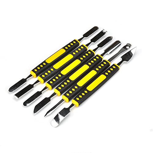 ✔️✔️【Materiali di alta qualità】- Realizzato in acciaio al carbonio, forte e flessibile. La maniglia ergonomica in ABS è antiscivolo e può fornire una maggiore potenza di guida senza ferire le mani.