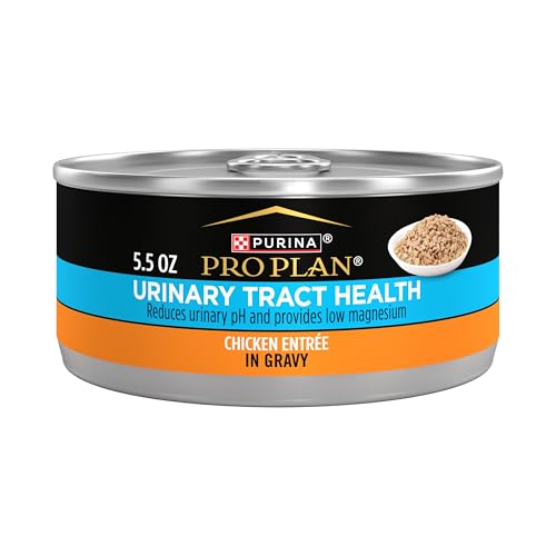 Purina Pro Plan Urinary Tract Health Chicken Entree in Gravy Cat Food - (Pack of 24) 5.5 oz. Cans