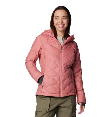 Image of Columbia Women's Omni-Heat Reflective Heavenly Hooded Hiking & Trekking Down Standard Length Jacket