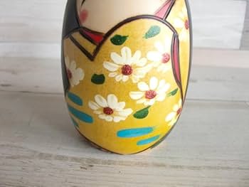 ヴィンテージ こけし作家 関口としお 関口俊夫 作 近代こけし 木彫 民芸 ヴィンテージ こけし作家 関口としお 関口俊夫 作 近代こけし 木彫