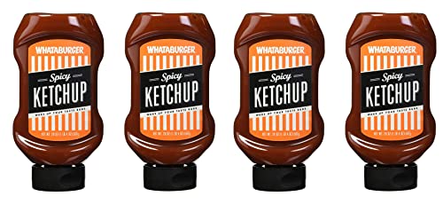 Condiments (Pack of 1) (Spicy Ketchup 20oz) (Four Pack)