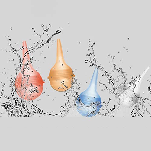 Image of Disposal Nasal Aspirator Ear Syringe Food Grade Reusable Booger Sucker for Baby Toddlers & Adult Easy to Clean and Dishwasher 3 Counts Assorted Color New Pack