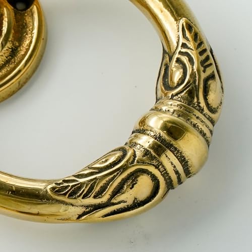 L’Artistica F.LLI PERINCIOLI | Türblatt Typ Luigi XVI, Türblatt aus Messing, 137 x 28 x 102 mm