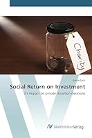 Social Return on Investment 3639720245 Book Cover