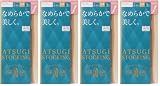 [アツギ] ストッキング なめらかで美しく。 ひざ下丈 3Pack(3足)入り 伝線しにくい 補強トウ