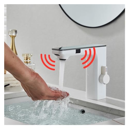 Water-Tap con sensor para lavabo que muestra temperatura LED digital 5