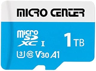 Micro Center Premium 1TB microSDXC Card, Nintendo-Switch Compatible Flash Memory Card, UHS-I C10 U3 V30 4K UHD Video A1 R/W Speed up to 90/70 MB/s Micro SD Card with Adapter (1TB)