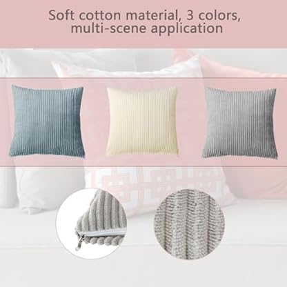 4er Set Samt Kissenbezüge Kissenhülle, 40x40 Kissenbezug, Dekorative Dekokissen Couchkissen mit Verstecktem Reißverschluss, für Sofa Schlafzimmer Wohnzimmer Balkon Kinder flauschig Farbverlauf – Bild 8