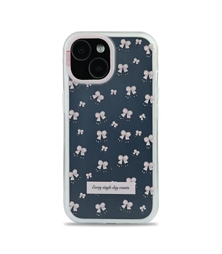 Image of Pink Bow Aesthetic 2.0 Case Cover for iPhone 15 | Soft TPU Slim Back Cover | Elegant Girly Design | Shockproof & Anti-Scratch | Lightweight with Precise Cutouts