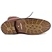 Metrocharm MET525-4 Men's Lace Up Perforated Wing Tip Formal Dress Casual Fashion Ankle Boots (13, Brown)