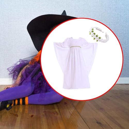 Disfraz de ángel para niña vestido carnaval S miniatura 4